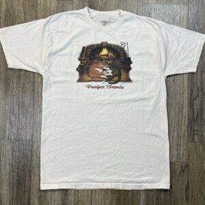 Cozy Cat Fireplace Graphic T-Shirt | Vintage Style Cat Tee | Unisex